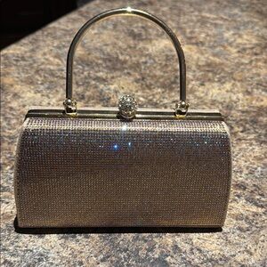 Elegant Gold Evening Clutch